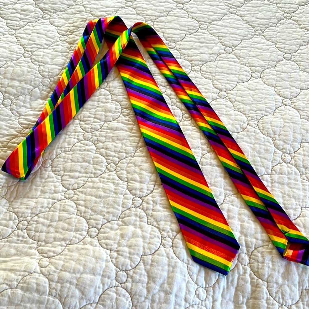 🌷Rainbow tie